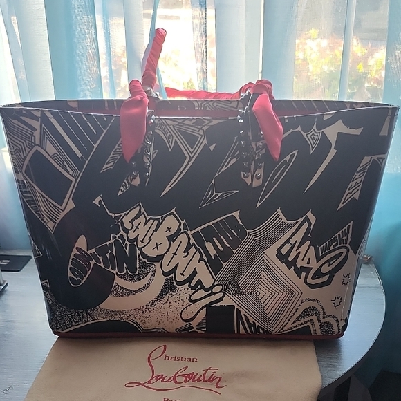 Christian Louboutin Graffiti Cabata  Tote W/ Dustbag - Picture 3 of 16